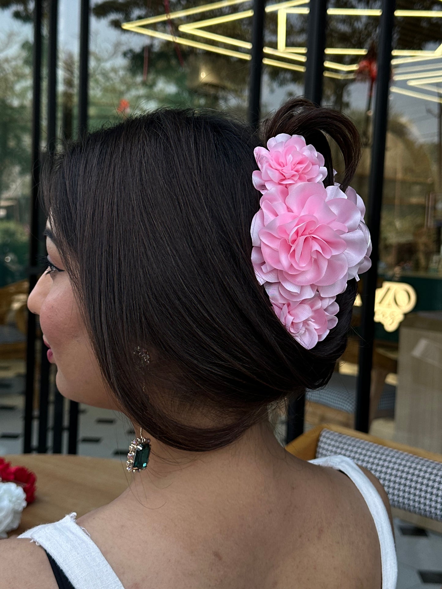 Gajra - Flower Hair Claw Clip