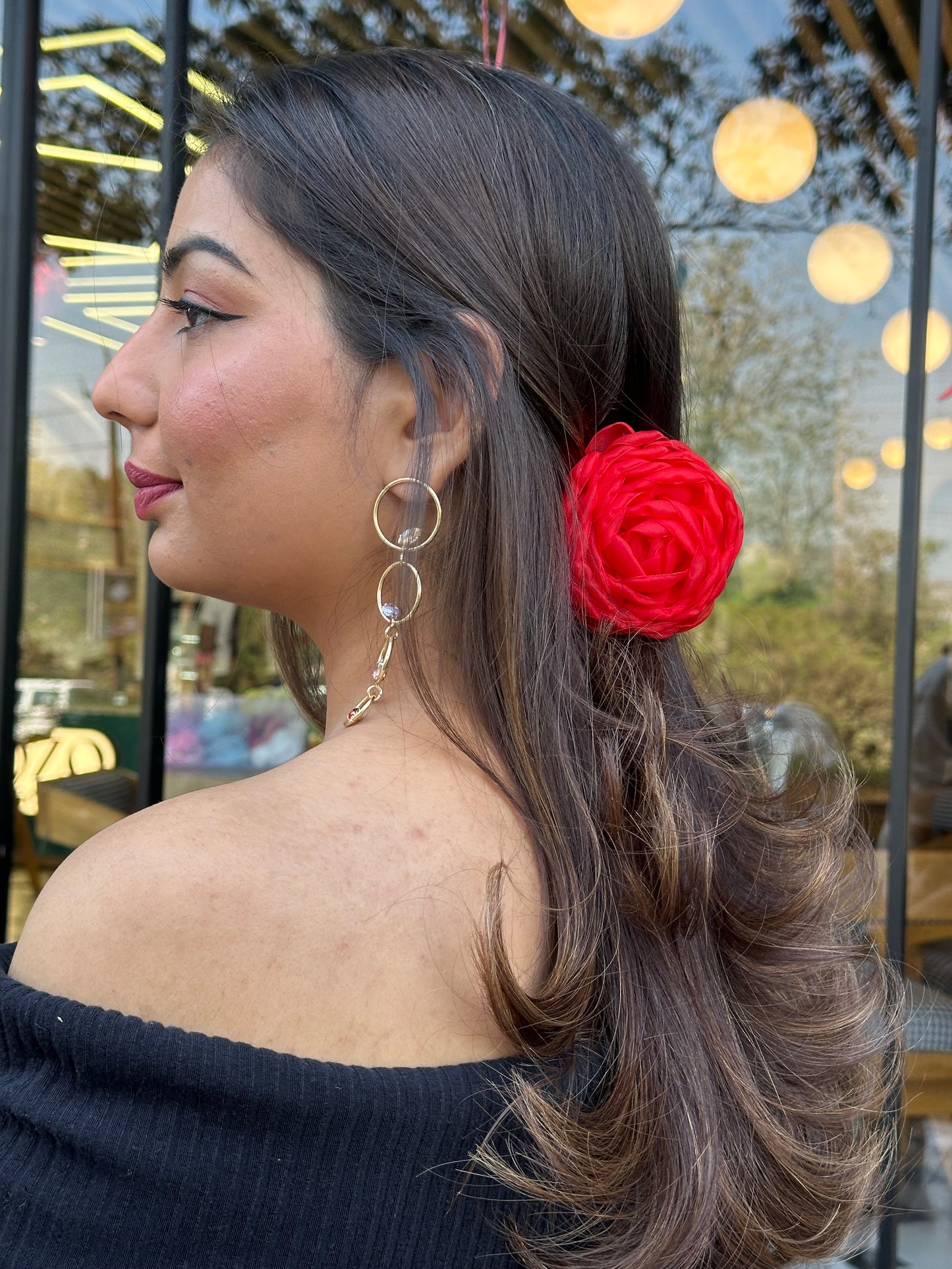 Peony - Flower Hair Claw Clip