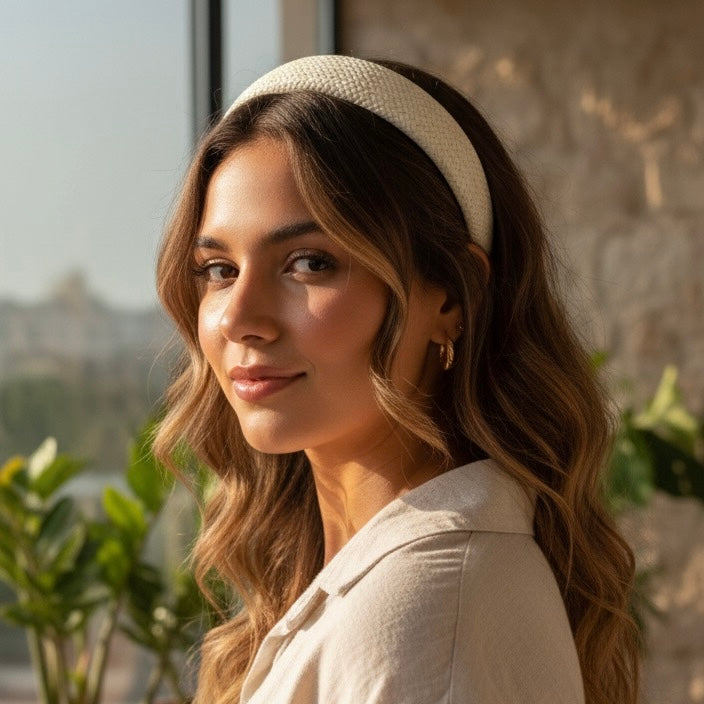Raffia headband