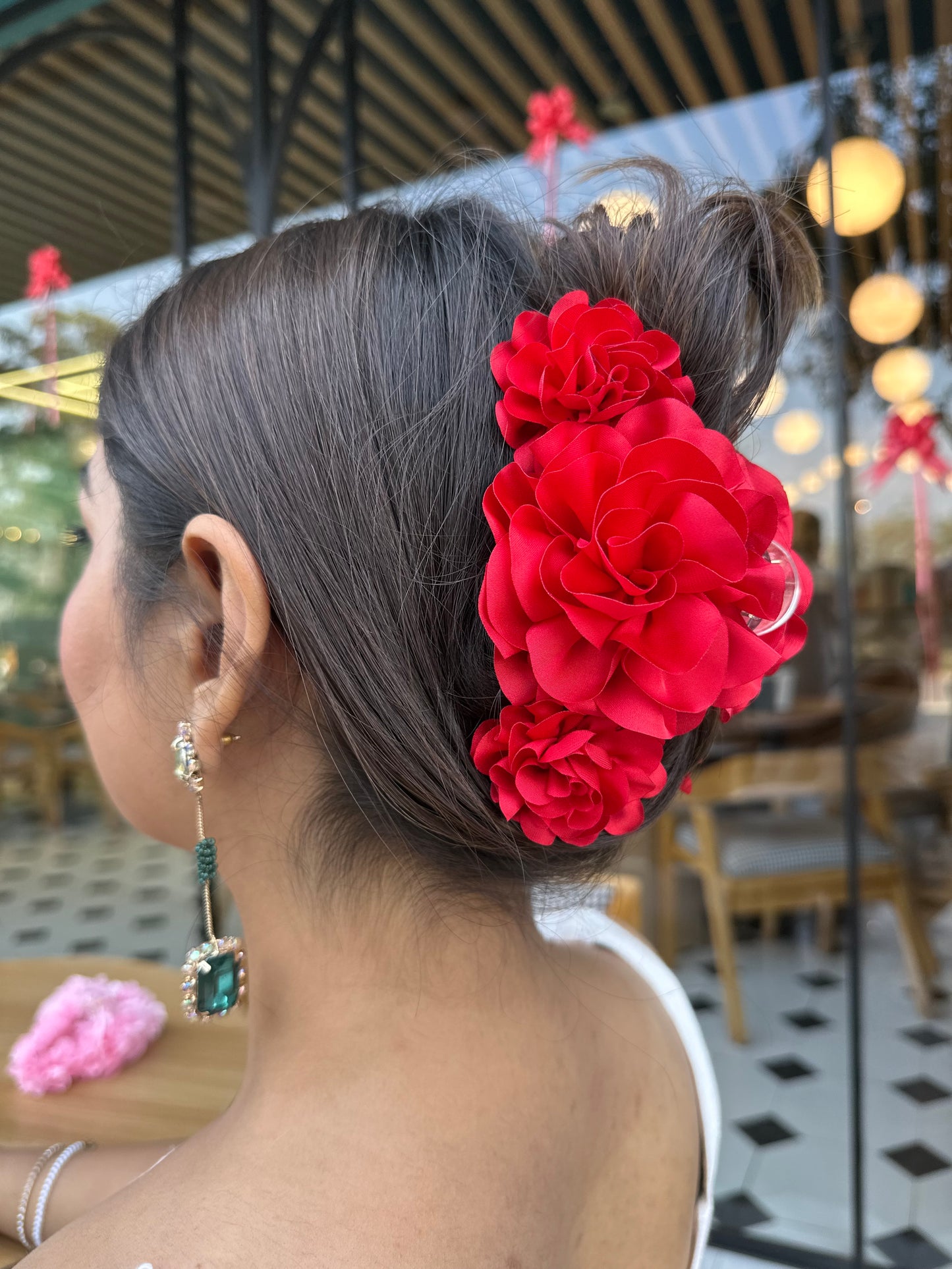 Gajra - Flower Hair Claw Clip