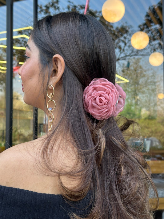Peony - Flower Hair Claw Clip