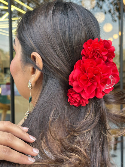 Gajra - Flower Hair Claw Clip