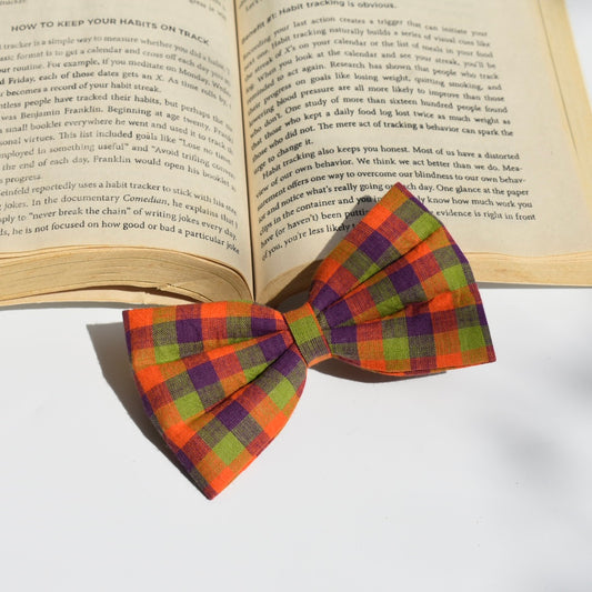 Madras - Sleek Classic hair Bow