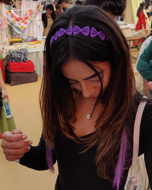 Violet TIY headband