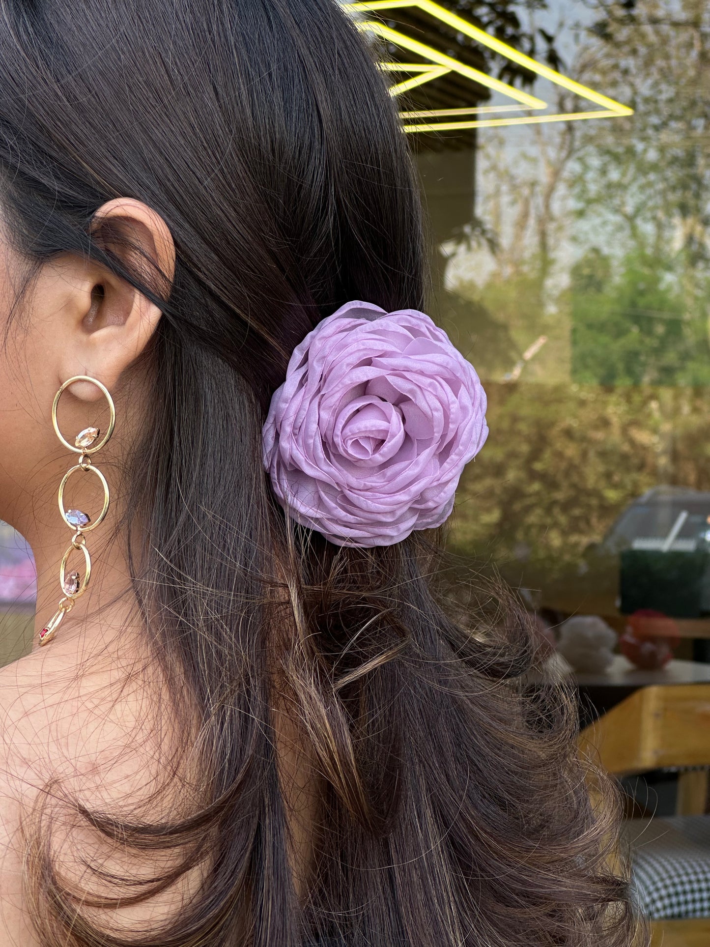 Peony - Flower Hair Claw Clip