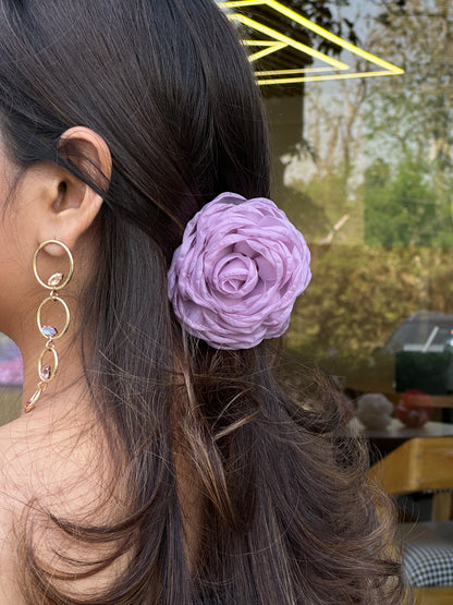 Peony - Flower Hair Claw Clip