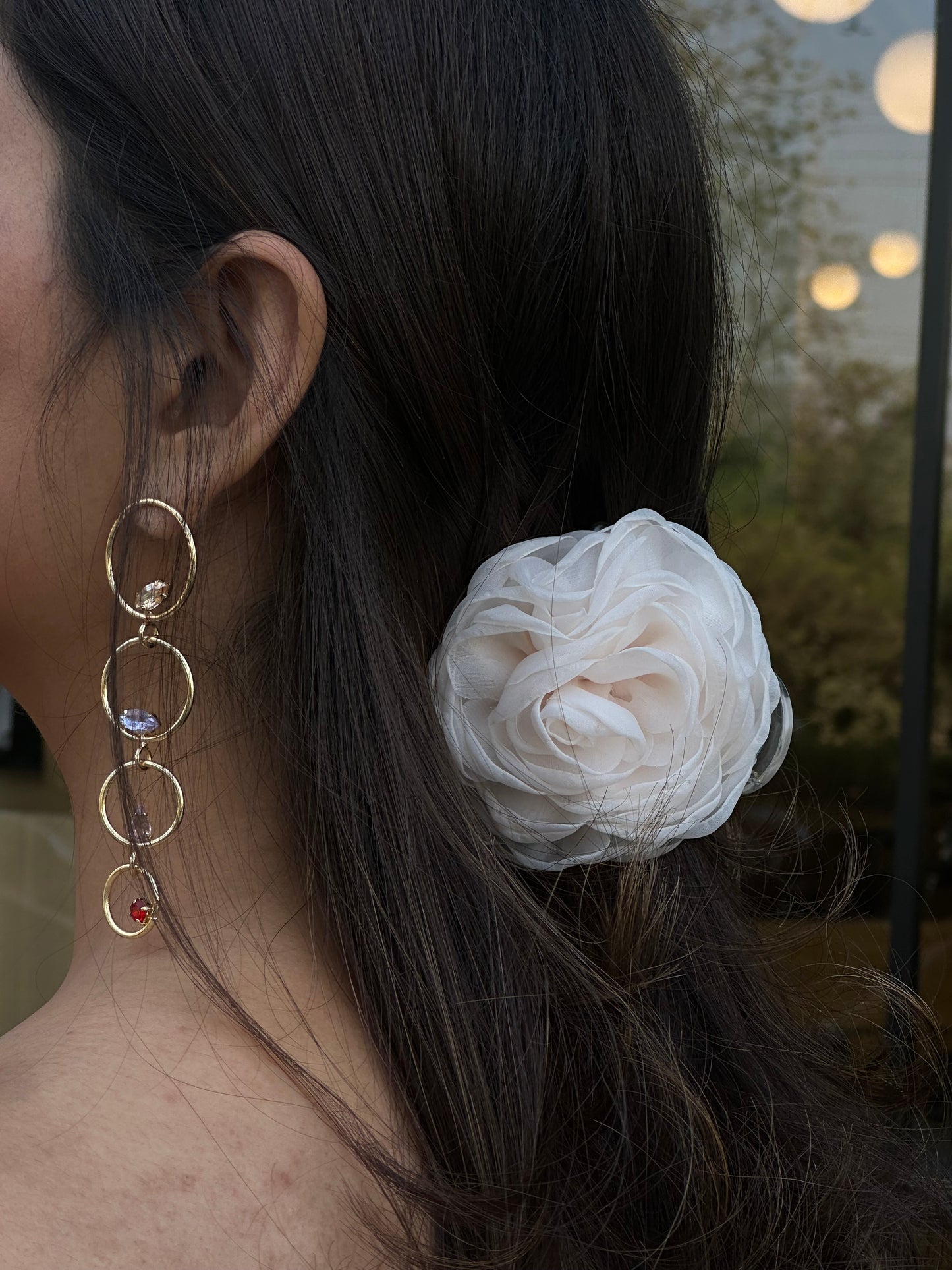 Peony - Flower Hair Claw Clip