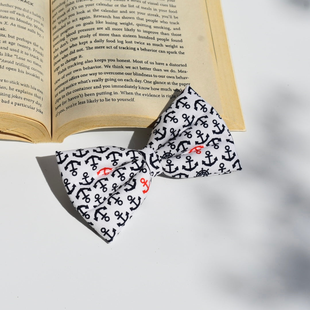 Anchor - Sleek Classic hair Bow