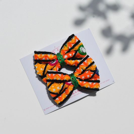 Rajwadi pair 2.0 - Navratri Bows