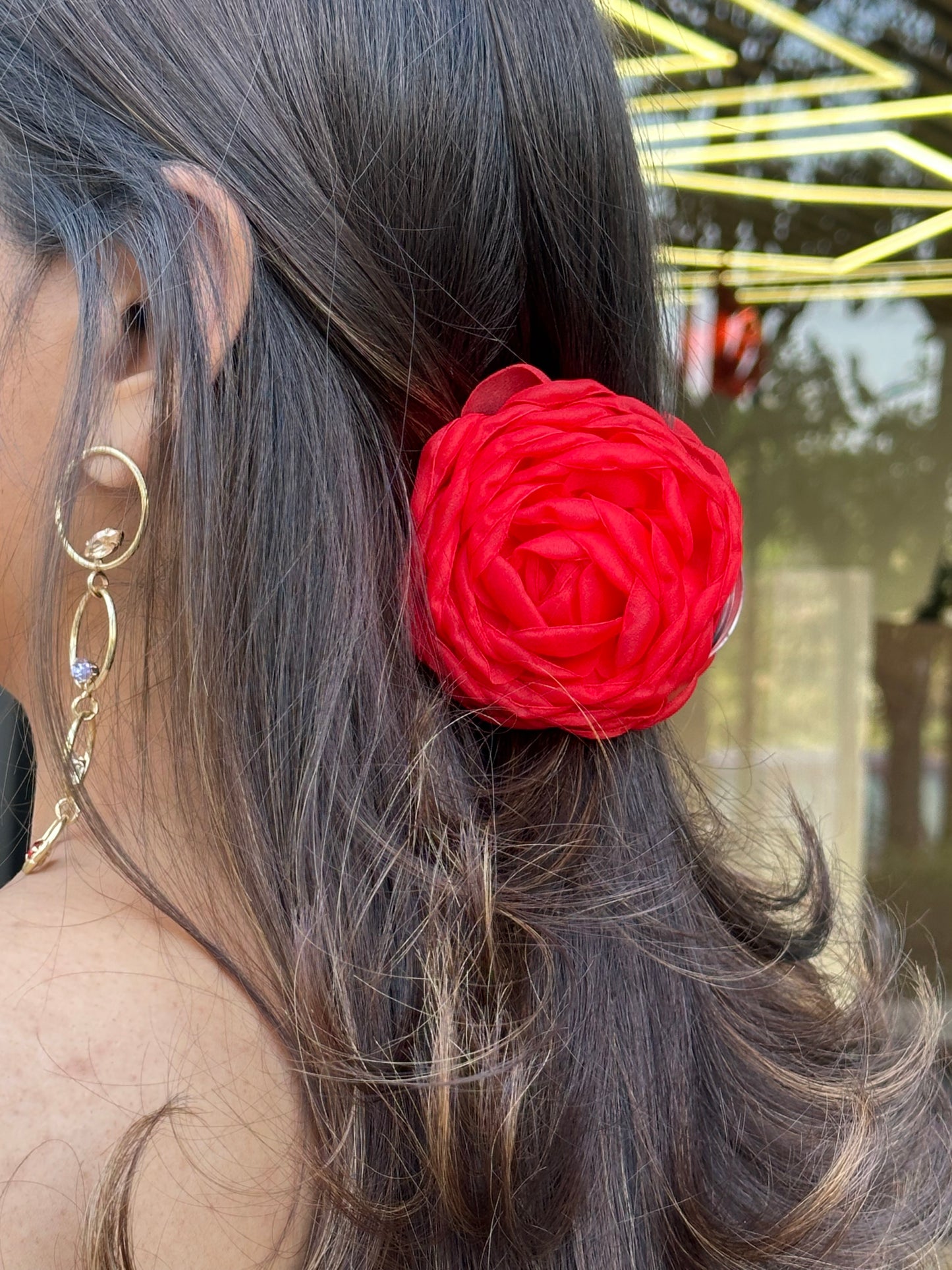 Peony - Flower Hair Claw Clip
