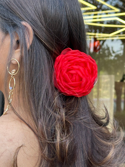 Peony - Flower Hair Claw Clip