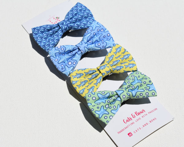 Under the Sea - Petite bows set of 4