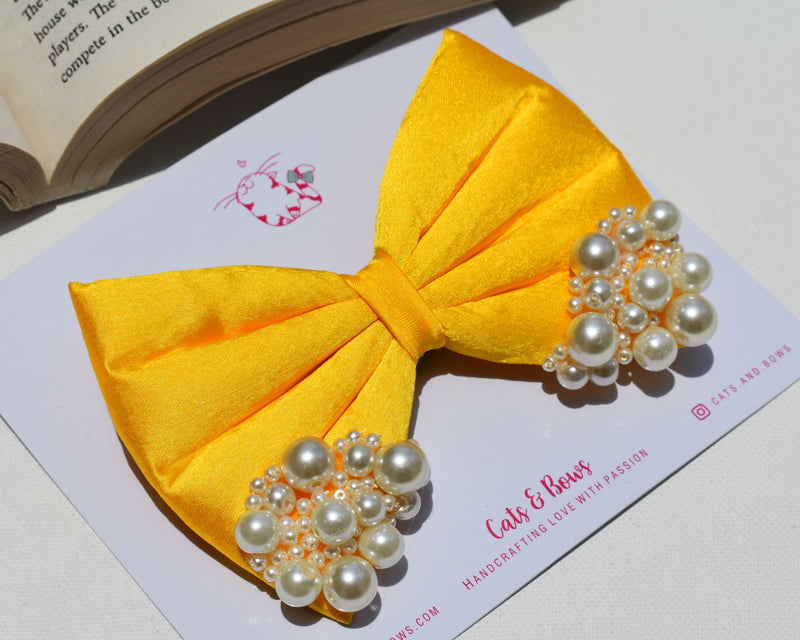 Yellow Pearl Bow