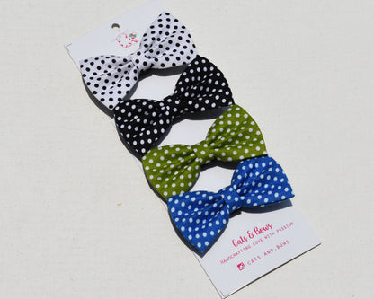 Dotty - Petite bows set of 4