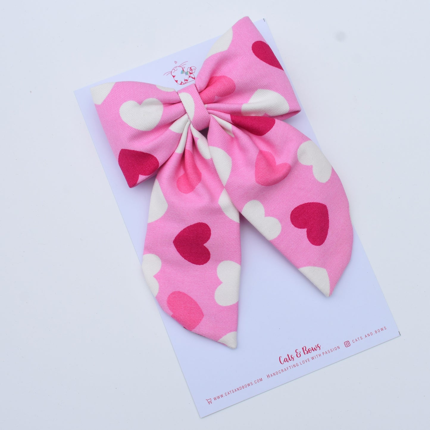 Cupid - Midi Tail Hair Bow
