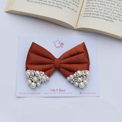 Reddish Copper Pearl Bow