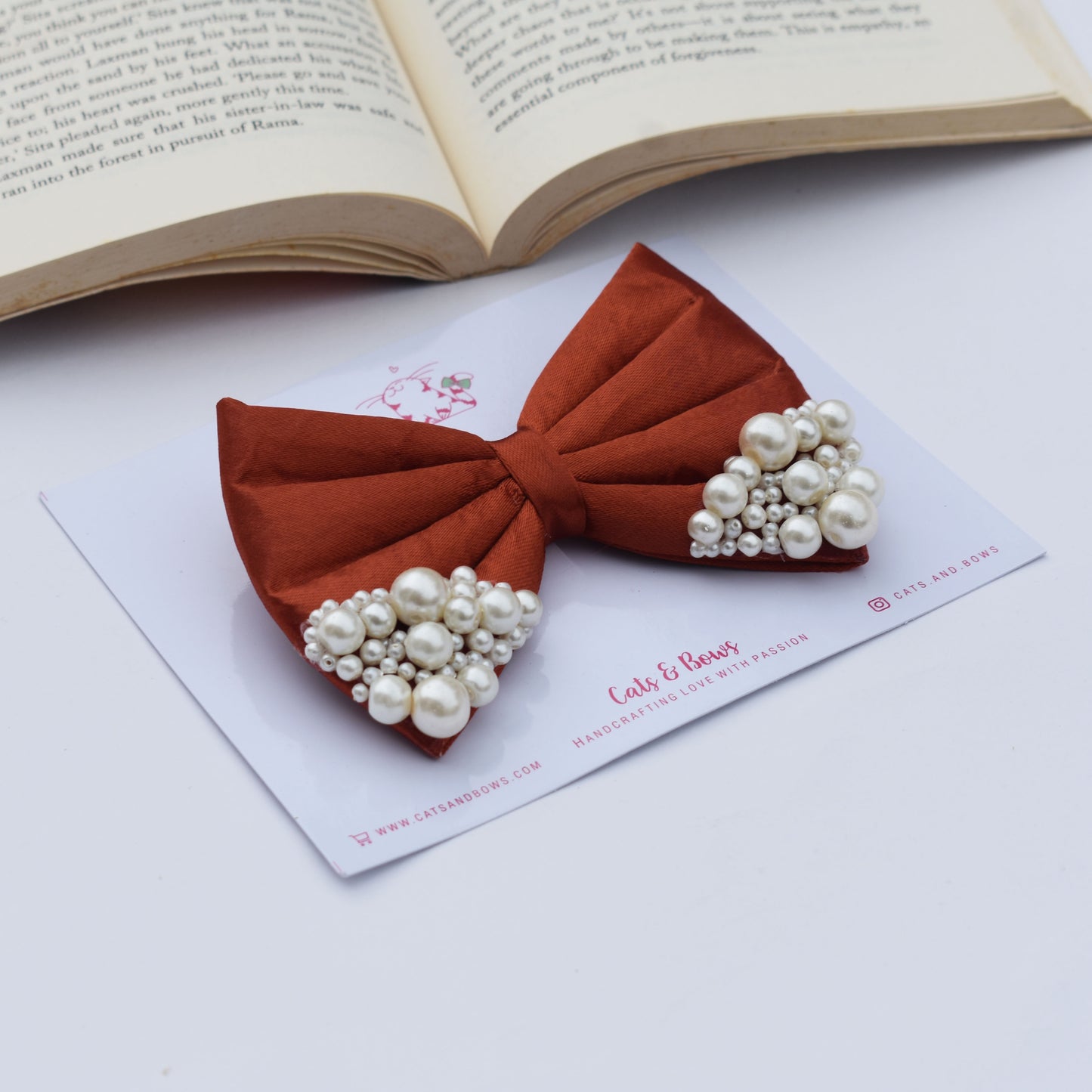 Reddish Copper Pearl Bow