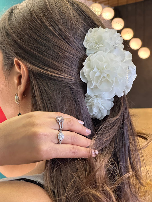 Gajra - Flower Hair Claw Clip