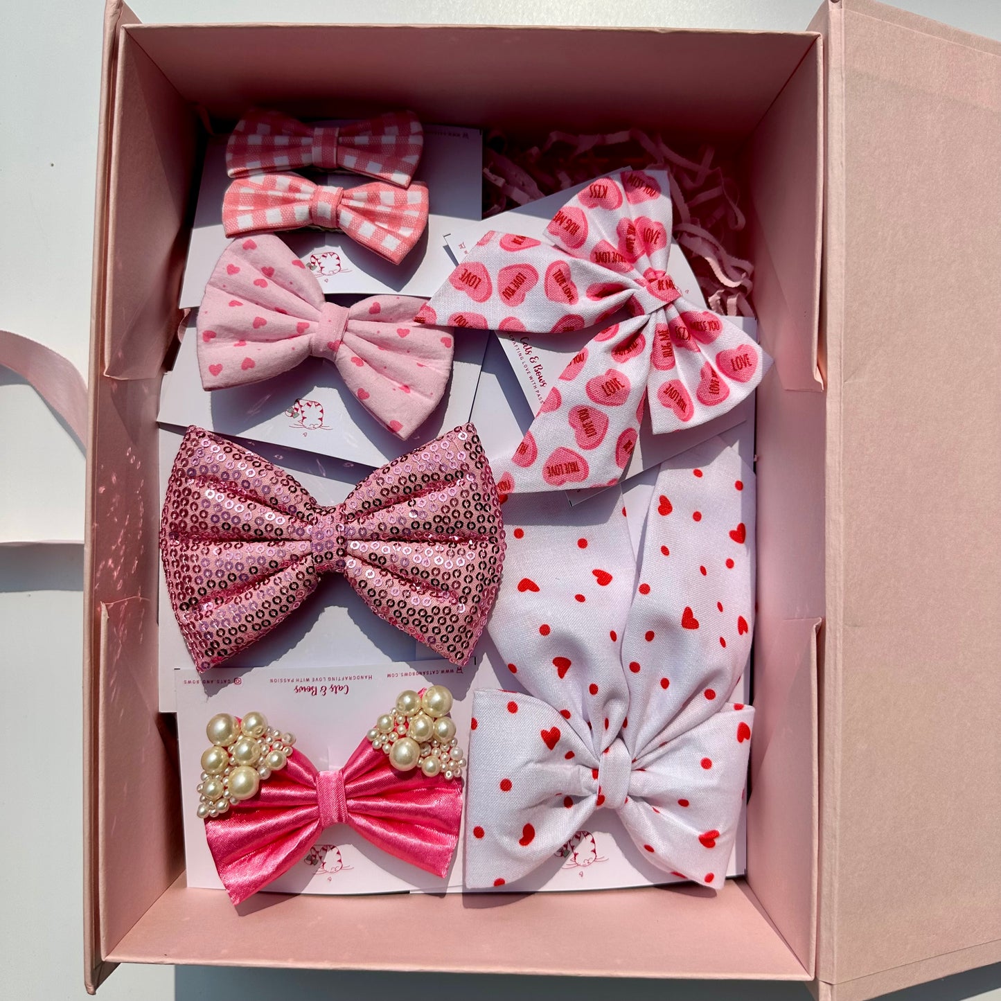 Sweetheart Galantines Pink Gift Box - Set of 6