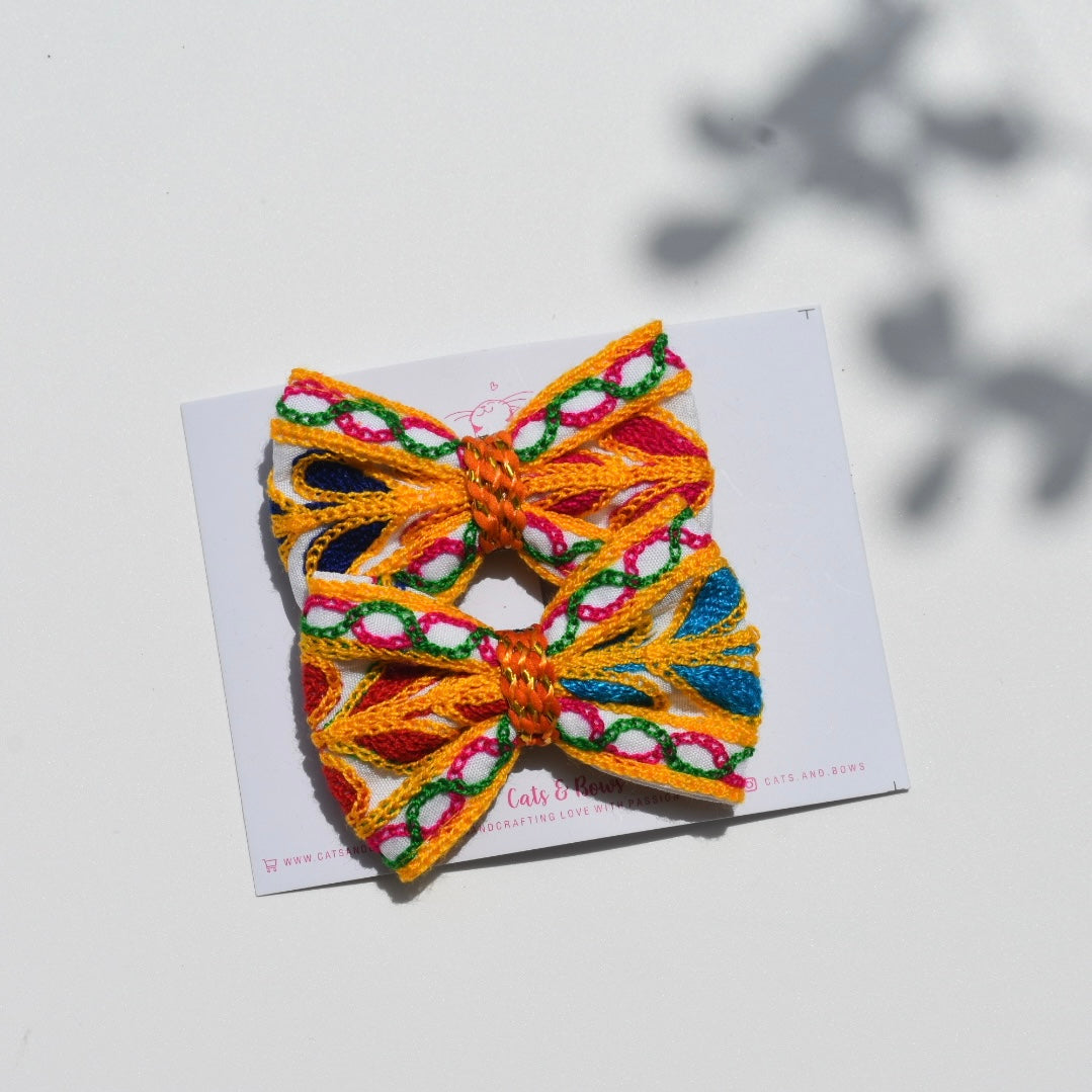 Rajwadi pair - Navratri Bows