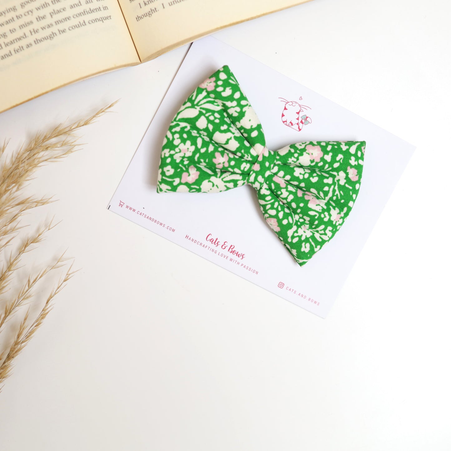 Garden Floral - Classic hair Bow