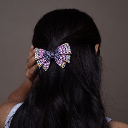 Twinkle Minis Shades of Purple - Bejeweled Bow