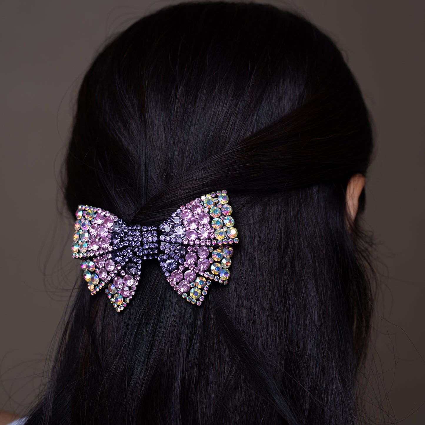 Twinkle Minis Shades of Purple - Bejeweled Bow