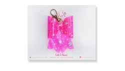 Starry Jelly Neon Pink Bow charm