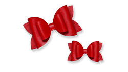 Red Leather Bow