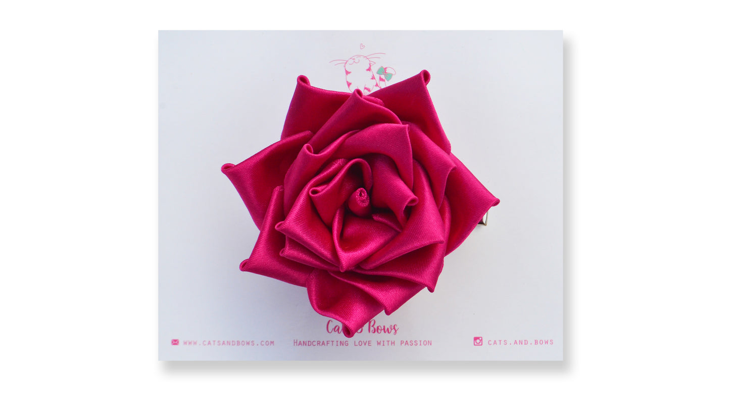 Satin Rose Dark Pink