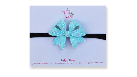 Icy blue Starlet Bow