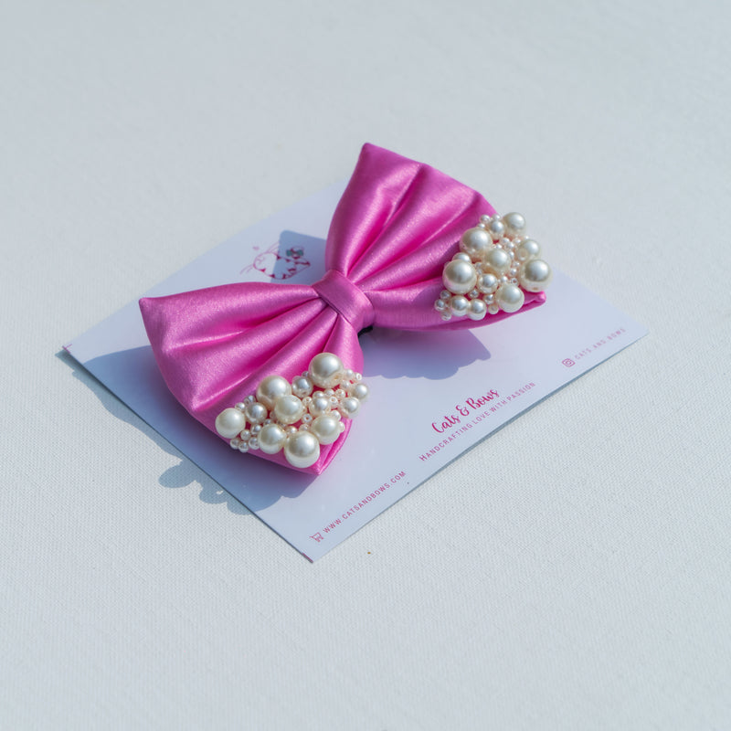 Pink Pearl Bow