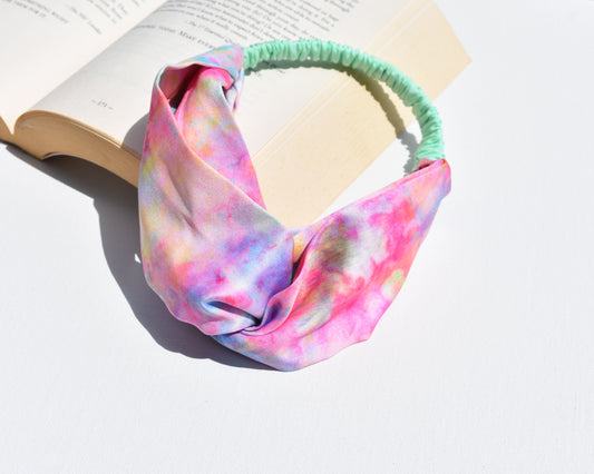 Rainbow splash - Twisted Turban Headbands