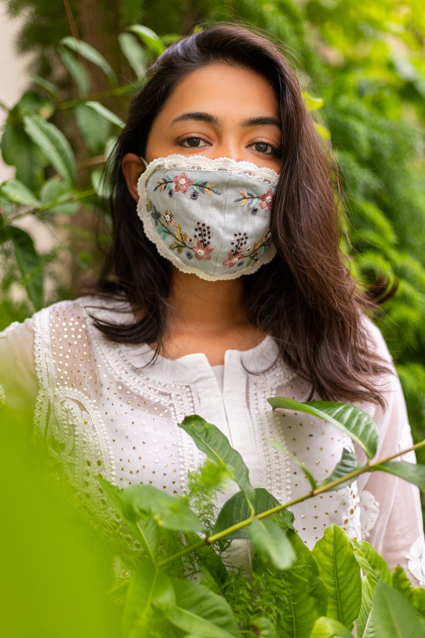 Flower power Face Mask