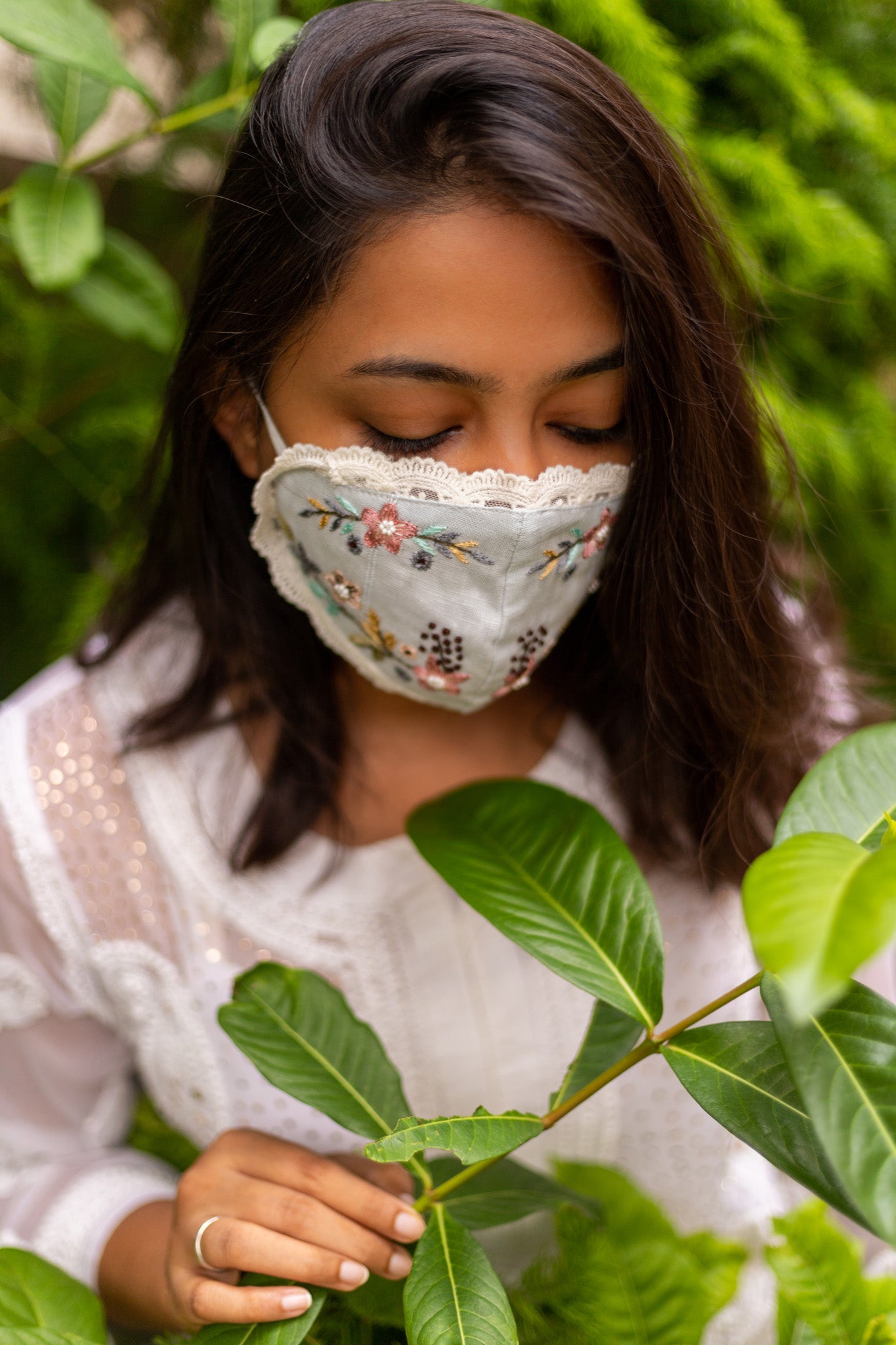 Flower power Face Mask