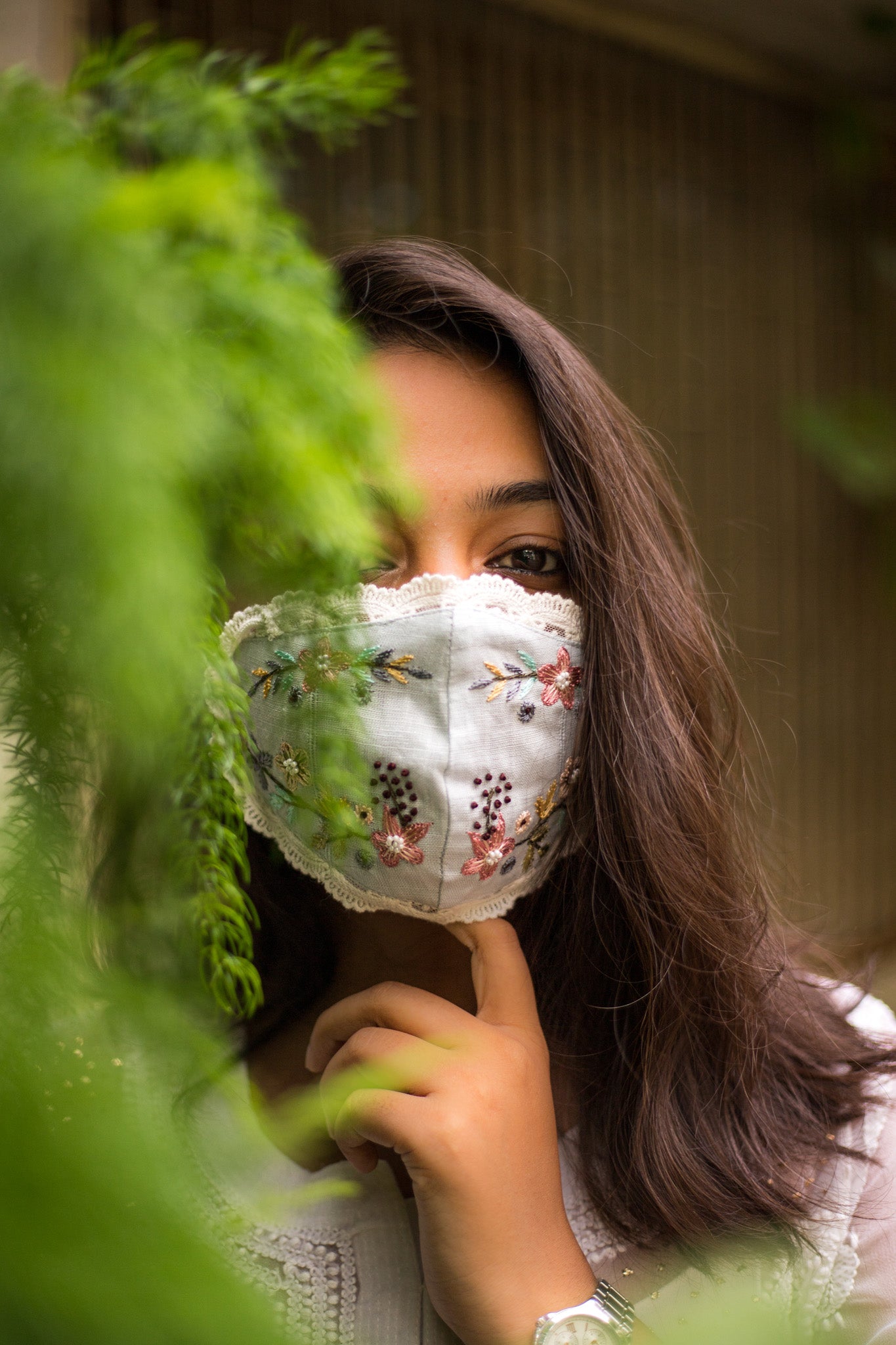 Flower power Face Mask